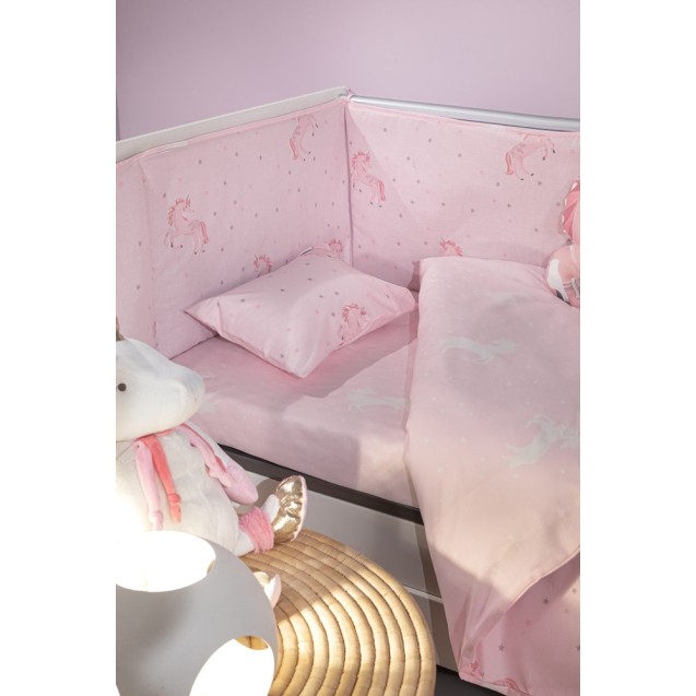 Σετ Κούνιας 3 Τεμαχίων Saint Clair Pinto Pinky