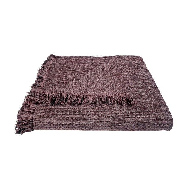 Ριχτάρι Πολυθρόνας ΚΟΜΒΟΣ Chenille Ψάθα Lilac...