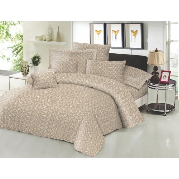 Σετ Μαξιλαροθήκες 2 Τεμαχίων ΚΟΜΒΟΣ Fern Beige 50x70