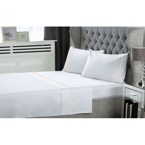 Σετ Σεντόνια Μονά 3 Τεμαχίων Le Blanc Φυτίλι Polycotton...