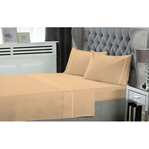 Σετ Σεντόνια Μονά 3 Τεμαχίων Le Blanc Φυτίλι Polycotton...