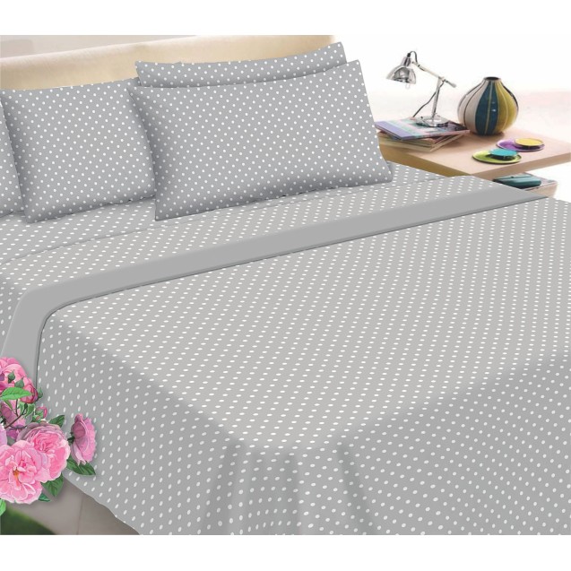 Σετ Σεντόνια Φανελένια Υπέρδιπλα 4 Τεμαχίων...