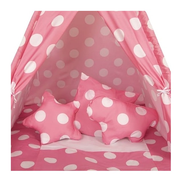 Σκηνή Baby Adventure Teepee Pink Dots BR75044
