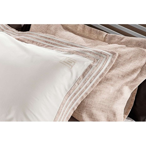 Μαξιλαροθήκες Oxford Linen Old Pink 50x70