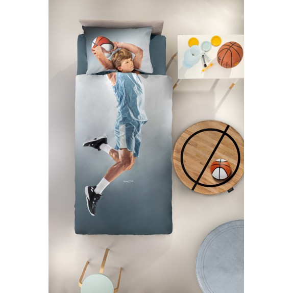 Παπλωματοθήκη & Μαξιλαροθήκη Hoop Cotton 160x225