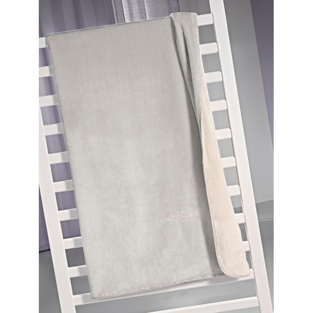 ΠΡΟΣΦΟΡΑ! Κουβέρτα Bebe Velvet Silver 100X140...