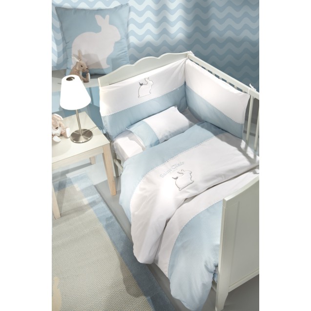 Σετ Βρεφική Προίκα Lapin Blue 5τμχ -
