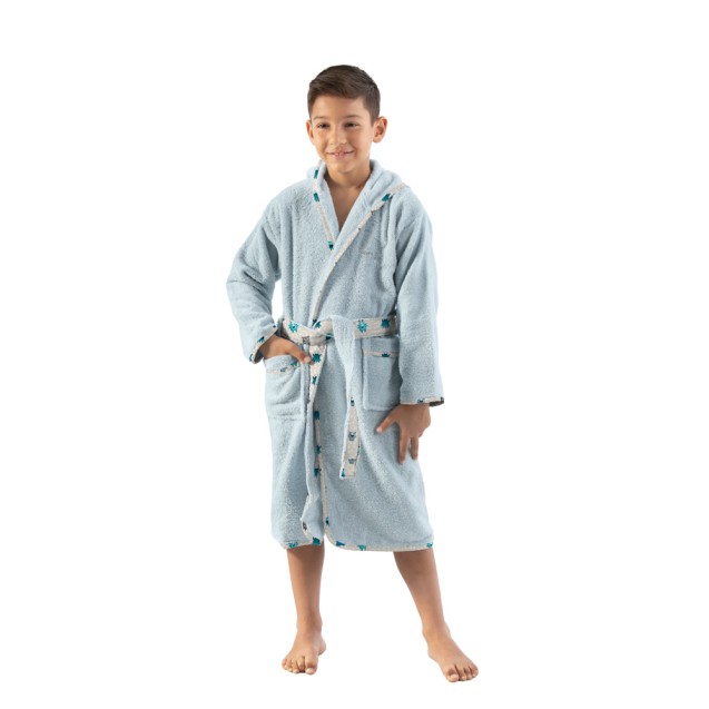 Παιδικό Μπουρνούζι Monsters Blue 2-4 ετών