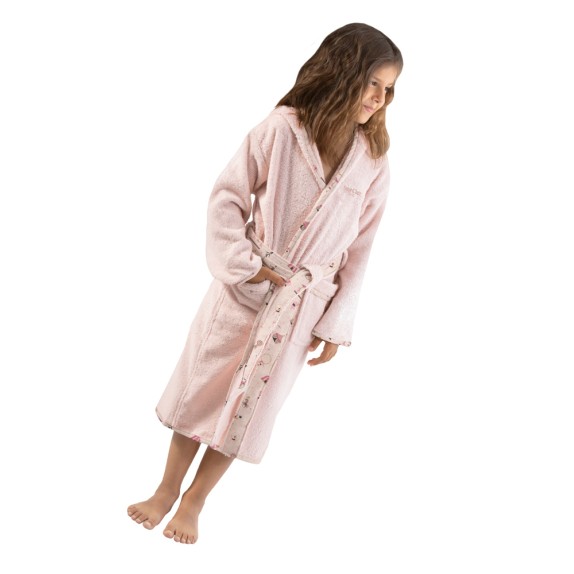 Παιδικο Μπουρνούζι Enjoy Pinky 4-6 ετών