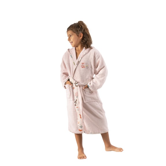 Παιδικό Μπουρνούζι Timber Pudra 4-6 ετών