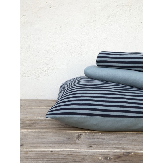 Σετ Σεντόνια Υπέρδιπλα με Λάστιχο Nima - Suave Dark Blue...