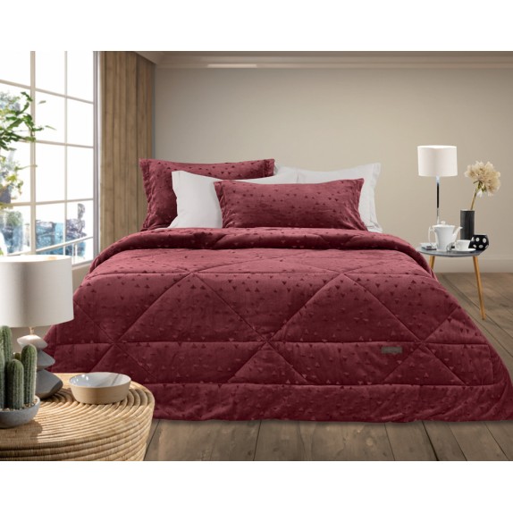 Πάπλωμα Υπέρδιπλο Saint Clair Kyoto Wine 220x240