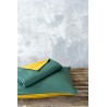 Σετ Παπλωματοθήκη Μονή Nima Abalone - Green / Mustard Beige 160x240