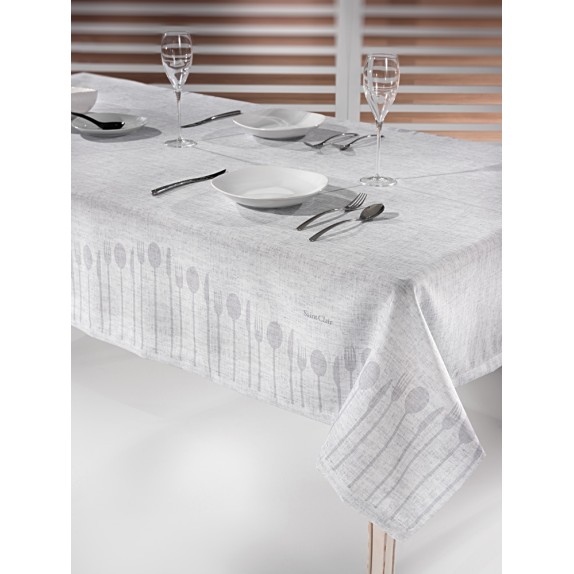 Τραπεζομάντηλο 1007 Silver 145x220