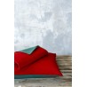 Σετ Παπλωματοθήκη Μονή Nima Abalone - Red / Green 160x240