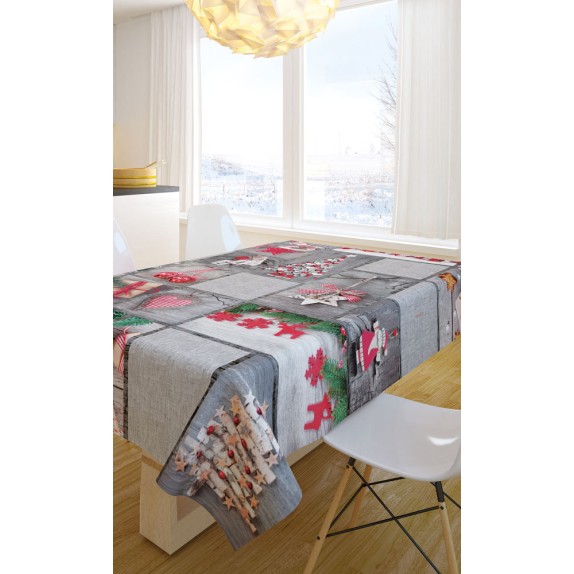 Χριστουγεννιάτικο Τραπεζομάντιλο 2021 145x180