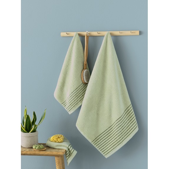 Σετ Πετσέτες 3 Τεμαχίων Palamaiki Ser Green