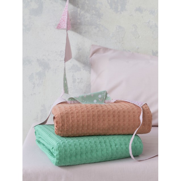 Κουβέρτα Μονή Nima 160x240 Habit - Orange