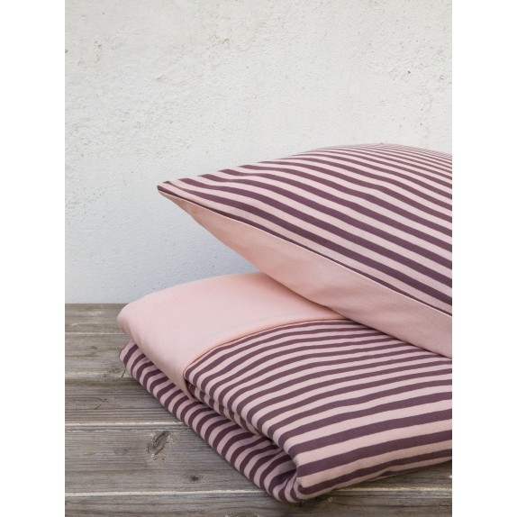 Σετ Παπλωματοθήκη Υπέρδιπλη Nima - Suave Dark Pink 220x240