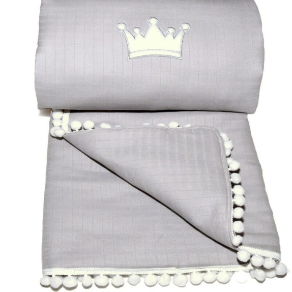 Βρεφικό ΚουβερλίMorven Lolly 1904 (Γκρι)