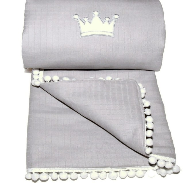 Βρεφικό ΚουβερλίMorven Lolly 1904 (Γκρι)