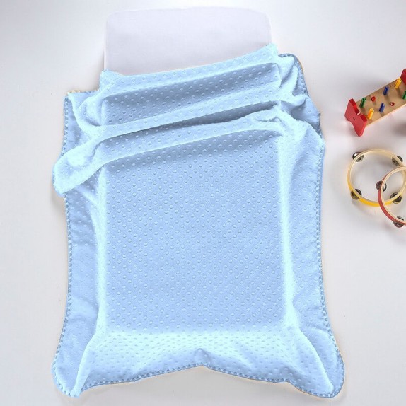 Κουβέρτα Βελουτέ Αγκαλιάς Morven Bubbles J61 (Γαλαζιο)