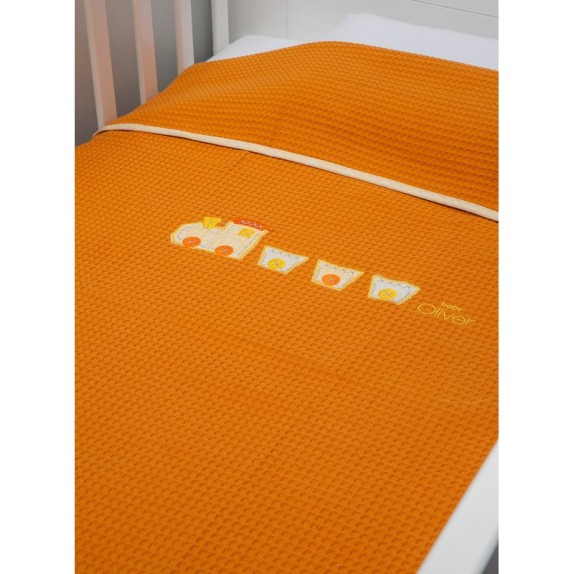 Baby Oliver Des -473 Κουβέρτα Πικέ Αγκαλιάς 80X100