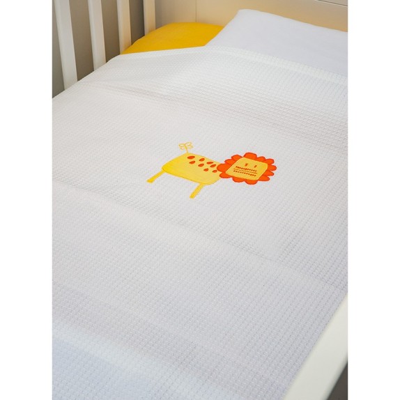 Baby Oliver Des -470 Κουβέρτα Πικέ Κούνιας 100X140