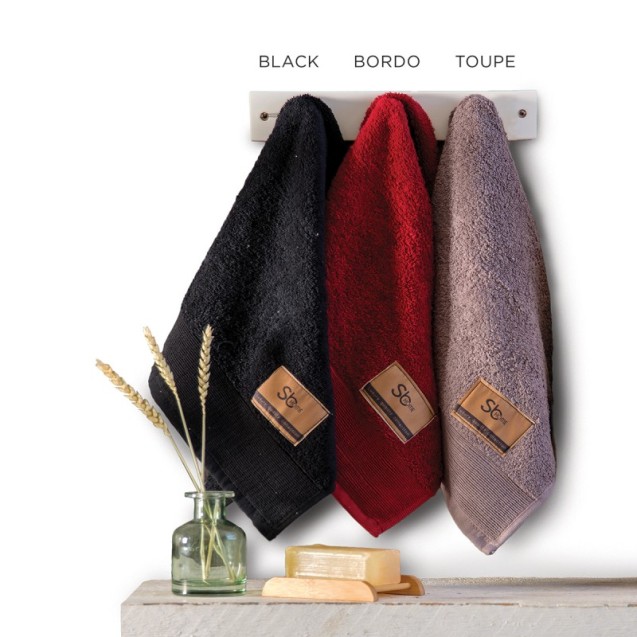 Πετσέτα Χεριών Sb Home Elegante Bordo 40X60
