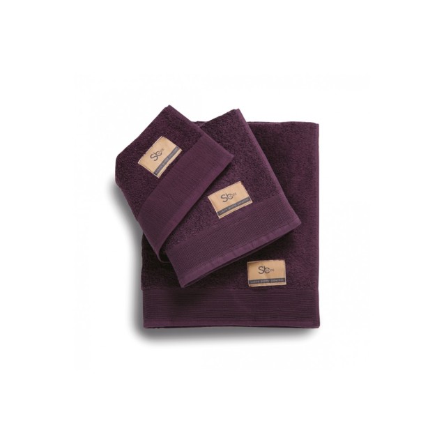 Πετσέτα Χεριών Sb Home Elegante Purple 40X60