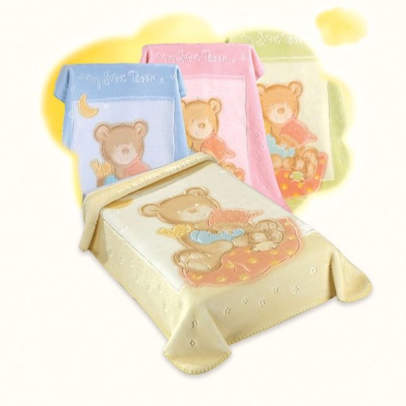 Κουβέρτα Ισπανίας Αγκαλιας 80X110 Belpla Dralon 537 Beige