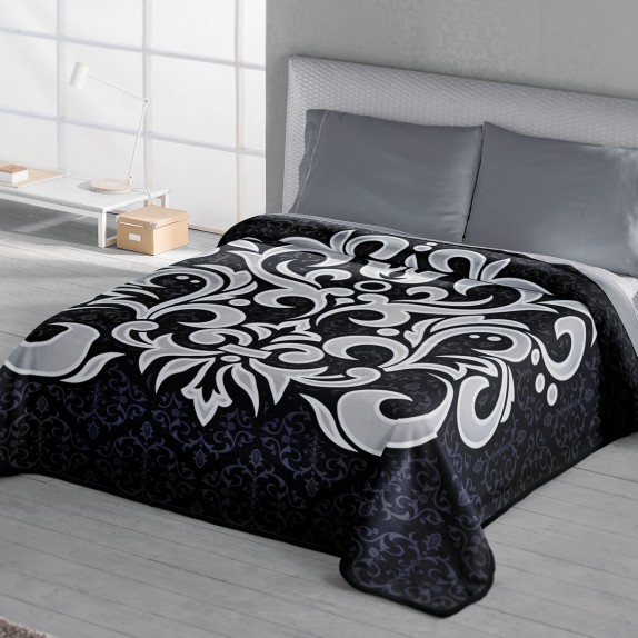 Κουβέρτα Ισπανίας Υπερδιπλη 220Χ240 Belpla Ster 289 Black