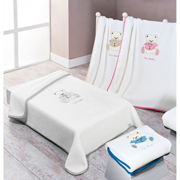 Κουβέρτα Αγκαλιας 80X110 Pierre Cardin Baby Nancy 545 - Blue