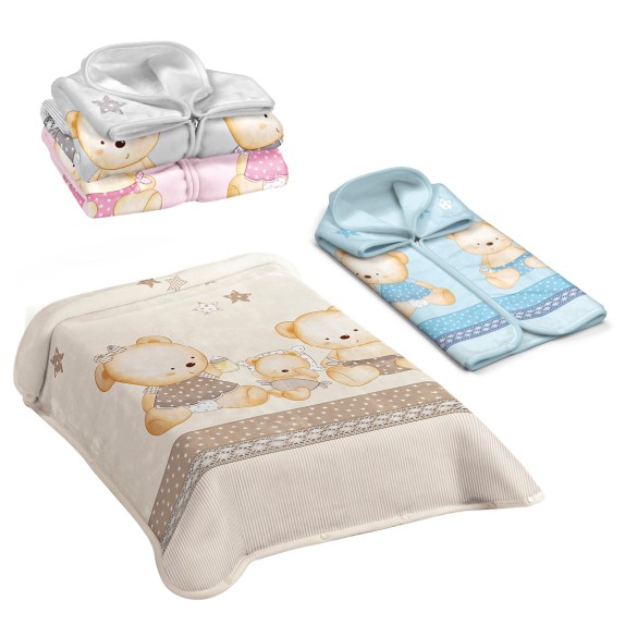 Κουβερτουλα Ισπανίας Λικνου 80Χ90 Belpla Ster 663 - Grey