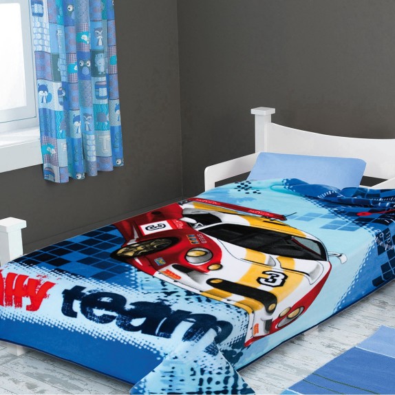 Κουβέρτα Ισπανίας Μονη 160X220 Belpla Ster 232 Blue