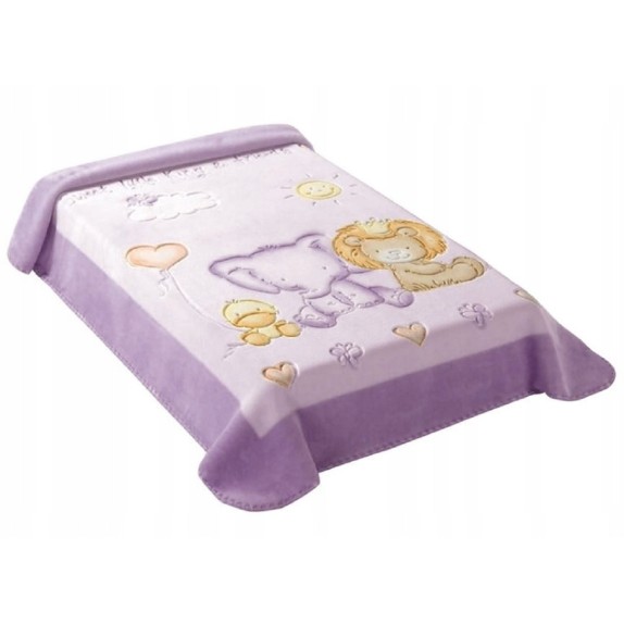 Κουβέρτα Ισπανίας Αγκαλιας 80X110 Belpla Dralon 547 Lila