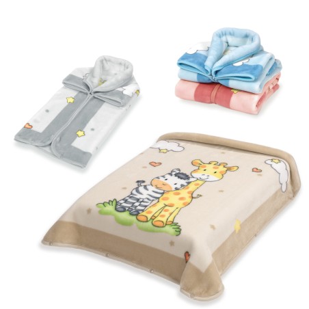 Κουβερτουλα Ισπανίας Λικνου 80Χ90 Belpla Ster 637 Grey