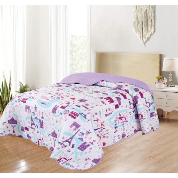 Κουβερλι Μονο 160X220 Adam Home 2050