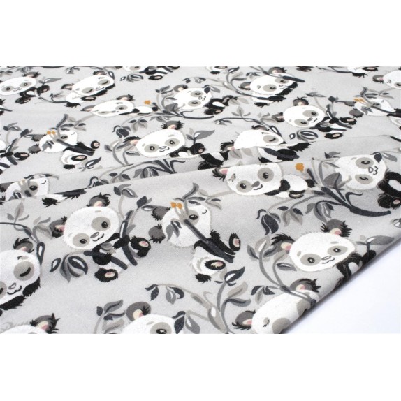  Πάνα Φανελένια Dimcol Panda Bear 96 80X80 Grey 