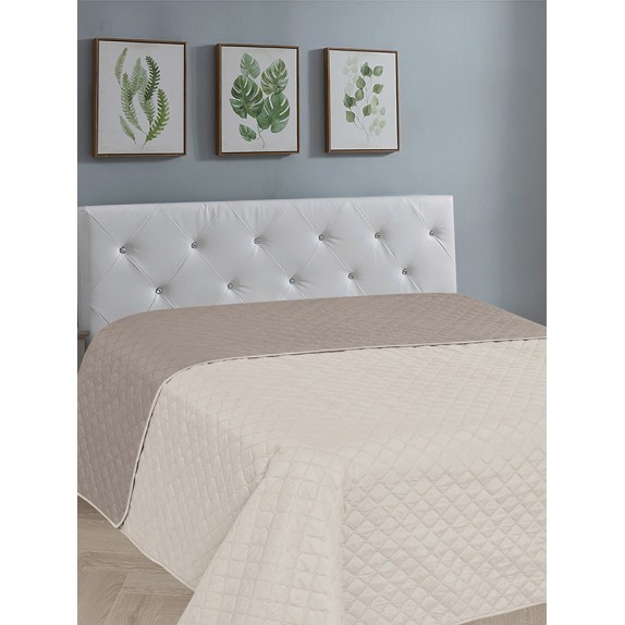 Κουβερλί Μονό Sunshine Home Fiber Ecru - Beige 160x220