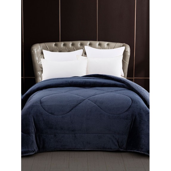 Κουβερτοπάπλωμα Υπέρδιπλο Sunshine Home Clio Blue 220x240