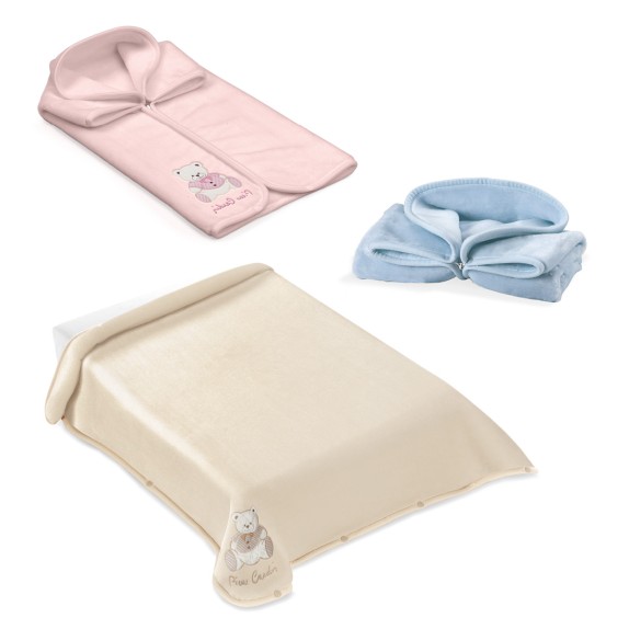 Κουβερτουλα Λικνου 80Χ90 Pierre Cardin 560 Beige - Blue