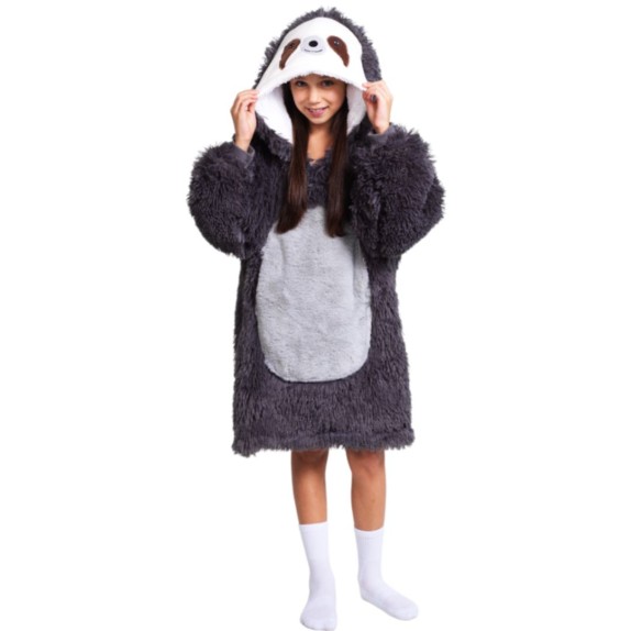 Κουβέρτα Noxxiez Hoodie Με Κουκούλα Και Μανίκια Sloth...