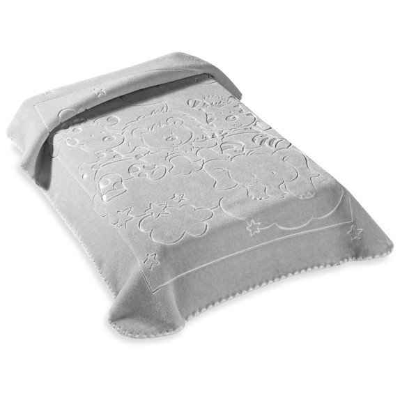 Κουβέρτα Ισπανίας Αγκαλιας 80X110 Belpla Ster 520 Grey