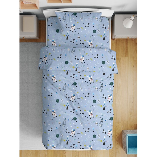 Σετ Σεντόνια Φανελένια Sunshine Home 44 Μονό...