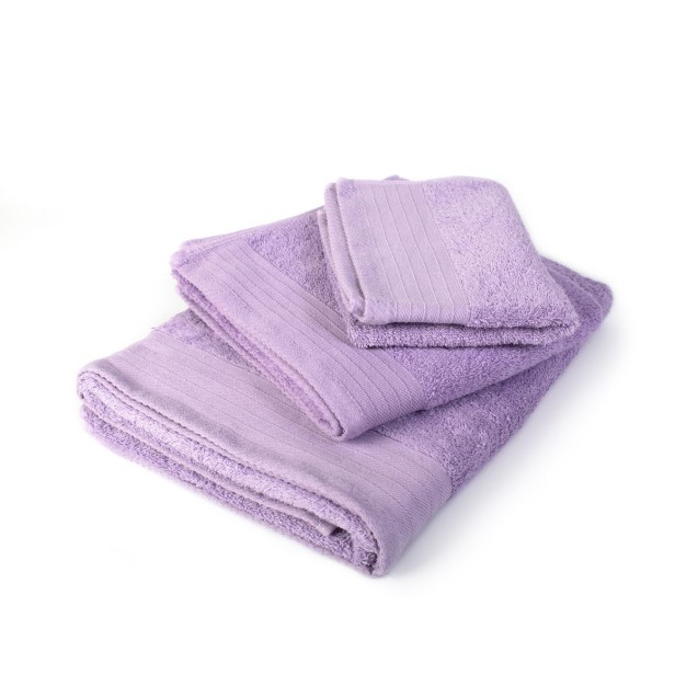 Πετσέτα Προσώπου Dimcol Πενιε 500 Gsm 50X100 Μωβ 