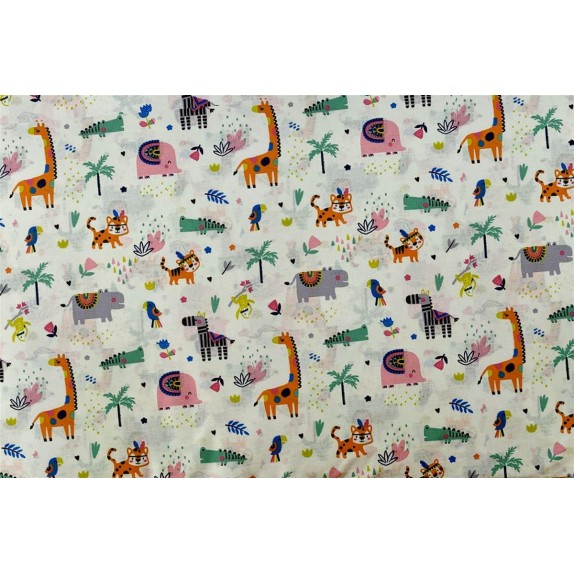 Πανα Χασε Dimcol Zoo 556 80X80 White-Multi 