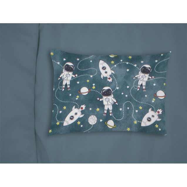Παιδική Μαξιλαροθήκη Φανελένια Dimcol Galaxy...
