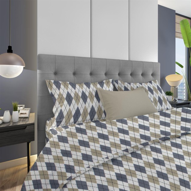 Μαξιλαροθηκη Dimcol Diamond 327 50X70 Blue 