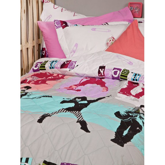 Σετ Πάπλωμα Μονό Palamaiki Disney 170X250 Camp Rock